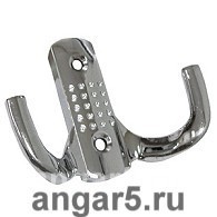 Крючок мебельный 2-х рожковый